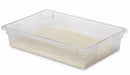 Rubbermaid 26 in" x 18 in" x 6 in" Co-Polyester Food/Tote Box, Clear - FG330800CLR
