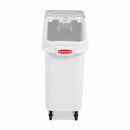 Rubbermaid 29 1/4 in" x 13 1/8 in" x 28 in Mobile Bulk Storage, White - FG360088WHT
