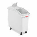 Rubbermaid 29 1/4 in" x 13 1/8 in" x 28 in Mobile Bulk Storage, White - FG360088WHT