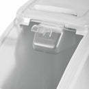 Rubbermaid 29 1/4 in" x 13 1/8 in" x 28 in Mobile Bulk Storage, White - FG360088WHT