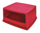 Rubbermaid Glutton Series, Trash Can Top, Rectangular, Canopy, 56 gal, Red - FG256X00RED