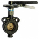 Milwaukee Valve Wafer-Style Butterfly Valve, Ductile Iron, 200 psi, 5 in Pipe Size - MW-233E 5