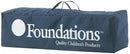 Foundations Nylon Crib Carry Bag, Blue; PK1 - 1455037