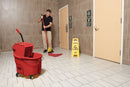 Rubbermaid Red Polypropylene Mop Bucket and Wringer, 8-3/4 gal. - FG758888RED