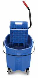 Rubbermaid Blue Polypropylene Mop Bucket and Wringer, 8 3/4 gal - FG758888BLUE