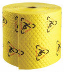 Brady 150 ft Absorbent Roll, Fluids Absorbed: Chemical, Hazmat, Light, 20 gal, 1 EA - CH15P