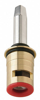 Chicago Faucets LH Ceramic Cartridge, Fits Brand Chicago Faucets, Brass, Brass Finish - 377-XKLHJKABNF