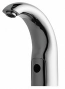 Chicago Faucets Chrome, Mid Arc, Bathroom Sink Faucet, Motion Sensor Faucet Activation, 0.5 gpm - 116.212.AB.1