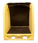 Enpac Spill Containment Pallets, Covered, 66 gal Spill Capacity, 6,000 lb - 4064-YE