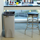 Rubbermaid 23 gal Square Trash Can, Plastic, Beige - FG356988BEIG