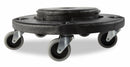 Rubbermaid Container Dolly, 250 lb Load Capacity, Round, 1 Max. No. of Containers - FG264000BLA