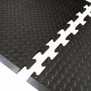 Notrax Interlocking Antifatigue Mat, Rubber, Black, 1 EA - 545E2831BL