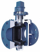 Val-Matic 8 inL x 14 1/8 inH Cast Iron Flanged Plug Valve, 3 in Pipe Size - 5803RN