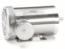 Leeson 2 HP Washdown Motor,3-Phase,1745 Nameplate RPM,208-230/460 Voltage,Frame 145TC - 121882