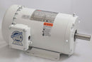 Dayton 2 HP Washdown Motor,3-Phase,1750 Nameplate RPM,230/460 Voltage,Frame 145T - 5XAT5