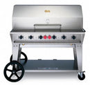 Crown Verity 99000 BtuH Stainless Steel Gas Grill with Two 20 lb. Tanks - MCB-48