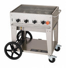 Crown Verity 64500 BtuH Stainless Steel Gas Grill with One 20 lb. Tank - MCB-30