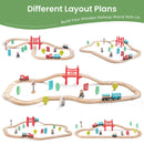 Tiny Land® Wooden Train Set for Children