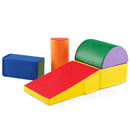 5-Piece Kids Climb and Crawl Activity Playset-Multicolor