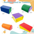 5-Piece Kids Climb and Crawl Activity Playset-Multicolor