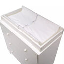 Foam Contoured Changing Pad with Waterproof Cover - White