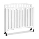 Dylan Folding Portable 3-in-1 Mini Crib and Twin Bed - White