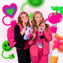 4pk Straw Toppers Green