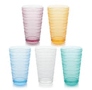 Acrylic Ice Tea Glasses - Set of 6 - Blue