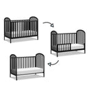 Beau 3-in-1 Convertible Crib - Black
