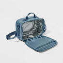 Faux Neoprene Lunch Tote - Dusty Navy