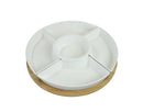 6pc Stoneware Serving Set - White