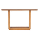 Console Table With Curved Corners - Natural Wood Veneer - Natural