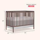 Synergy 5 in 1 Convertible Crib - Baltic Amber