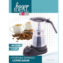 550W Electric Espresso Coffee Maker - 6-Cup Capacity