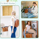 Stroller Organizer with Insulated Cup Holder - Brown