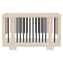 Yuzu 8-in-1 Convertible Crib with All-Stages Conversion Kits - Natural/Black