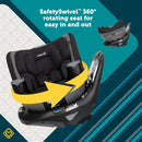 Turn and Go 360° ST Rotating All-in-One Convertible Car Seat - Skyline