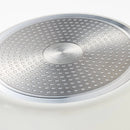 3qt Nonstick Ceramic Coated Aluminum Sauce Pan - Cream