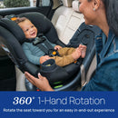 Fit360 ClearTex Rotating Convertible Car Seat - Titanium