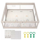 59x71in Baby Playpen with Mat