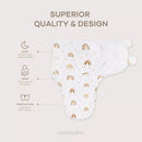 Swaddle Blankets - Rainbow Bohemian - Small/Medium (0-3 Months)