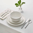 12pc Stoneware Avesta Dinnerware Set - White