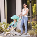 Ultra Light Stroller - White Blue