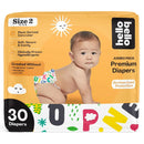 30 CT Premium Diapers Jumbo Pack - Size 2 (10-16 lbs)