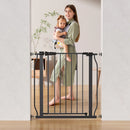 Baby Gate for Stairs and Doorways - Graphite