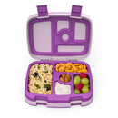 Kids' 5 Compartment Bento-Style Lunch Box - Purple