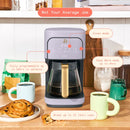Beautiful 12-Cup Programmable Coffee Maker - Lavender