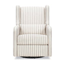 Arlo Recliner and Swivel Glider - Performance Charcoal Double Stripe