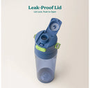 24oz Aura Tritan Water Bottle - Iron Blue/Yellow