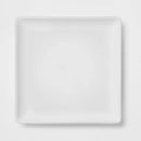 16-Piece Square Rim Porcelain Dinnerware Set - White